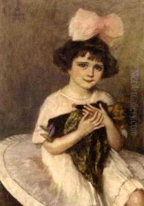 Fillette A La Poupee by Princesse Marie Eristoff-Kasak