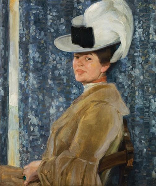 Portrait Of A Lady (portrait Of The Artist's Wife) - view 1