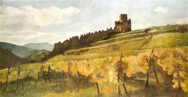 Monumentale Landschaft Mit Burgruine - view 1