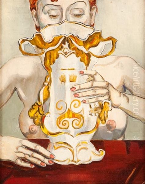 Nudo Di Donna Che Beve - view 1