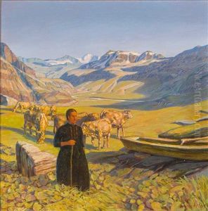 'stilles Tal' by Erich Erler-Samedan