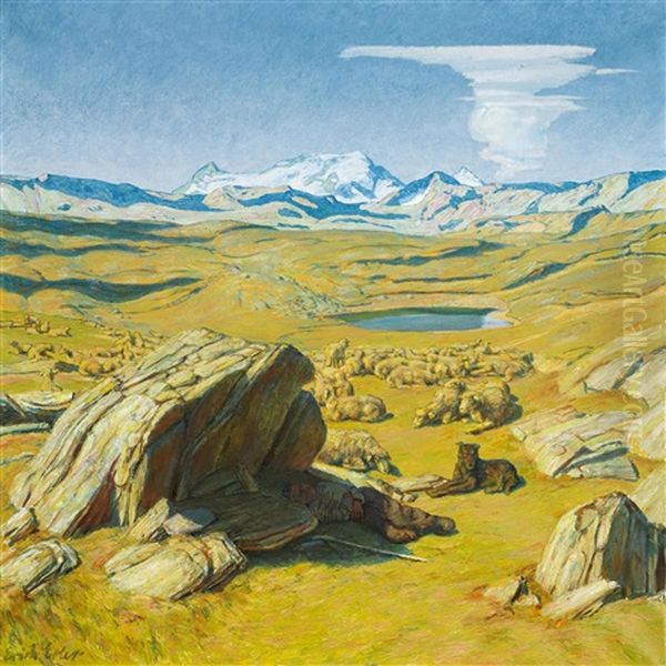 Early Summer On The Greina Plateau - view 1