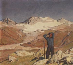 Alpenfruhling by Erich Erler-Samedan
