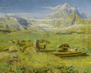 Sonnenseite by Erich Erler-Samedan