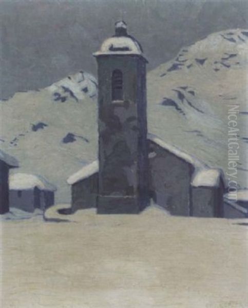 Bergkirche Im Schnee - view 1
