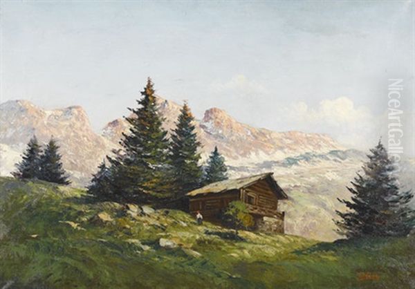 Norditalienische Berglandschaft Im Sommer - view 1