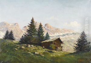 Norditalienische Berglandschaft Im Sommer by Clara Ermanno