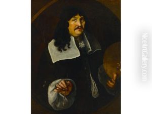A Portrait Of An Artist by Johann Franciscus Ermels
