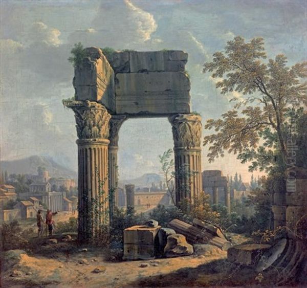 Vue Du Campo Vaccino A Rome - view 1