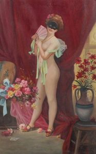 Red Masquerade by Nador A. Erno