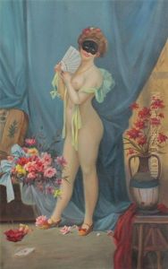 Blue Masquerade by Nador A. Erno