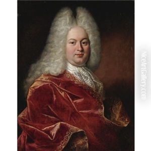 Ritratto Di Gentiluomo In Abito Rosso