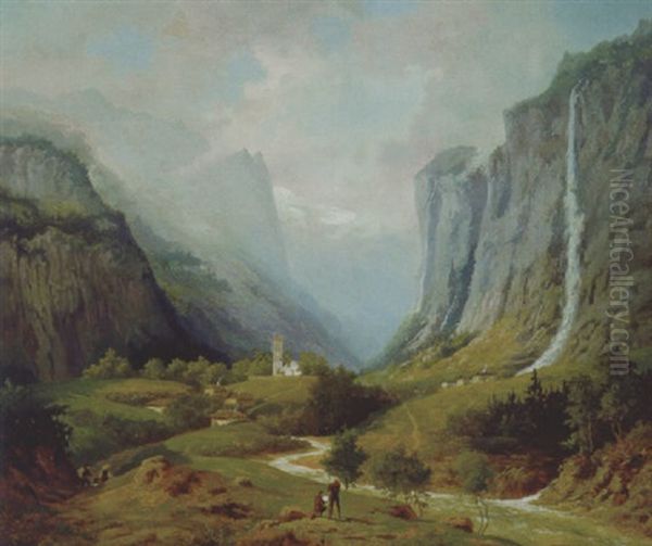 Staubbachfall Im Lauterbrunnertal - view 1