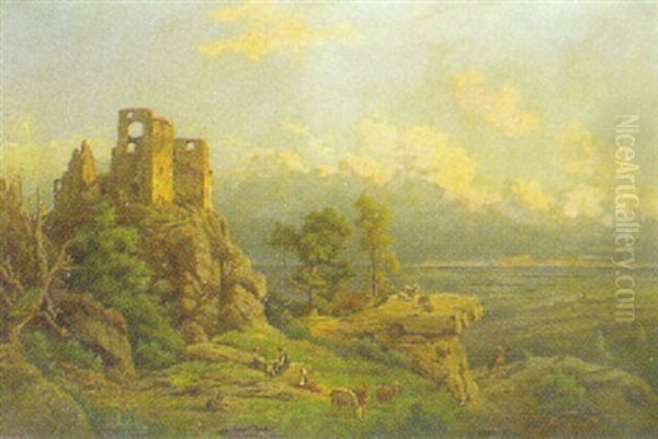 Ruinen In Abendstimmung - view 1