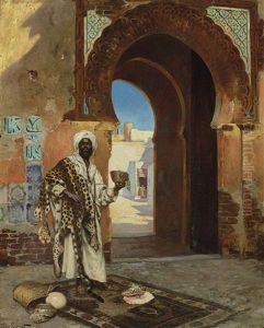 Le Marchand De Coquillages by Rudolf Ernst