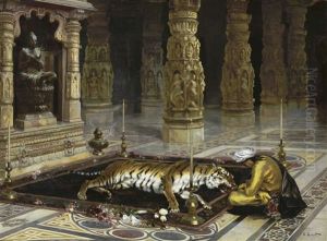 Honoring The Tiger by Rudolf Ernst