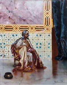 Le Fumeur De Chibouk by Rudolf Ernst