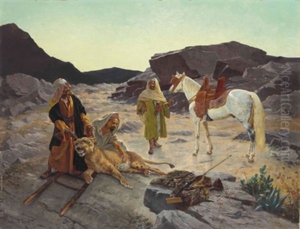 The Captured Lion - view 1