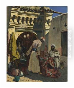 The Rug Merchant by Rudolf Ernst