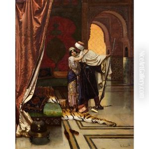 Le Depart Pour La Guerre Sainte by Rudolf Ernst