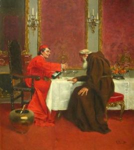 The Oenophile by Rudolf Ernst