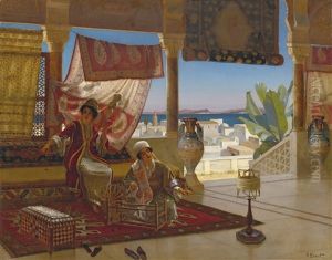 The Wool Spinners by Rudolf Ernst
