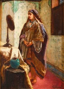 Odalisque Dans Son Boudoir by Rudolf Ernst