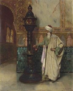 An Arab Elder In A Palace