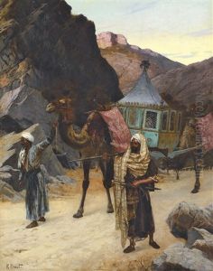 The Palanquin by Rudolf Ernst