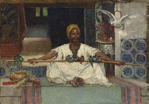 The Bird-seller by Rudolf Ernst