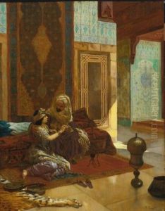 La Favorite by Rudolf Ernst
