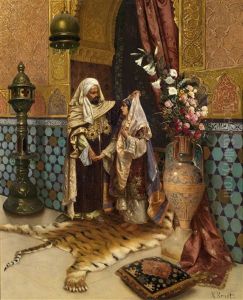 Die Favoritin by Rudolf Ernst
