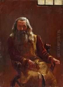 Portrait D'un Sage by Rudolf Ernst