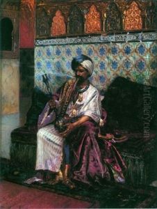 Le Fumeur De Narguile by Rudolf Ernst