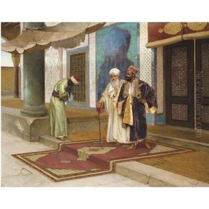 Leaving The Mosque by Rudolf Ernst