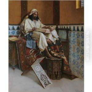 The Scholar by Rudolf Ernst