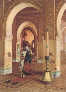 The Prayer by Rudolf Ernst