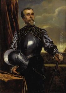 Portrait Of A Man In Armor