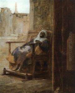 Le Gardien Endormi by Rudolf Ernst