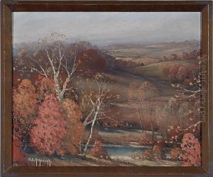 Landscape With Sycamore And Stream by William Ashbaugh