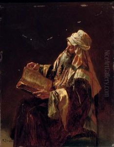 The Scholar by Rudolf Ernst