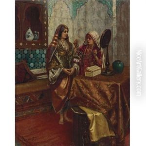 Adorning The Harem by Rudolf Ernst