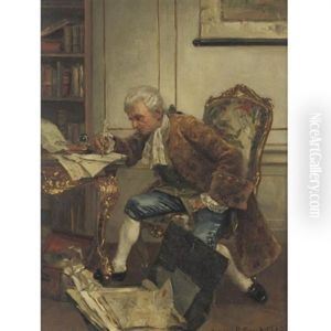 Keeping The Books by Rudolf Ernst