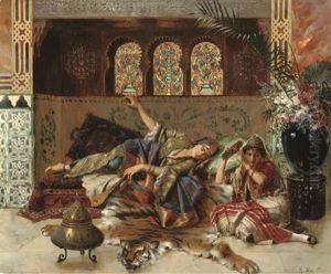 Deux Femmes Dans Un Interieur by Rudolf Ernst