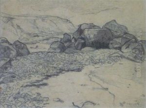 A Rocky Beach by William Ashbaugh