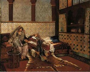 In The Harem by Rudolf Ernst