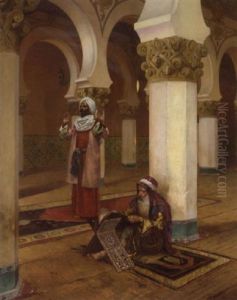 Evening Prayer by Rudolf Ernst