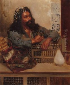 Man In An Interior by Rudolf Ernst