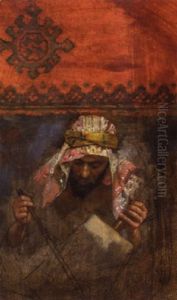 Study Of An Arab Musician by Rudolf Ernst