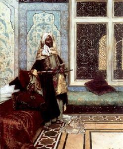 Awaiting An Audience by Rudolf Ernst